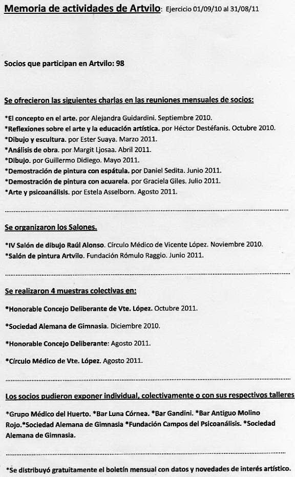 memoria 2011